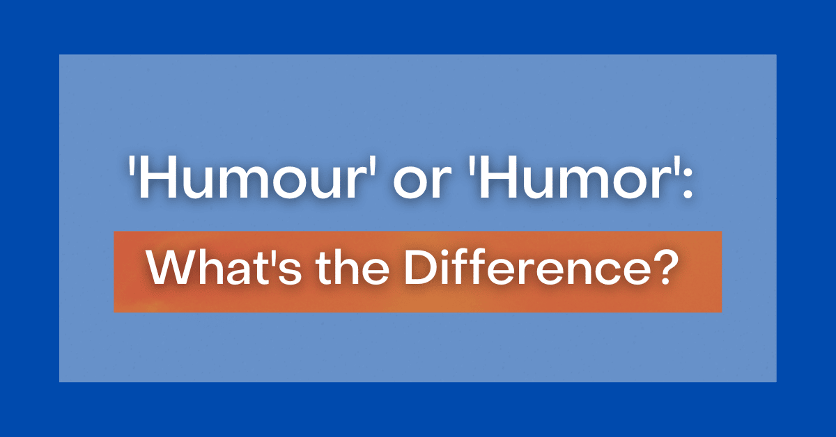 How To Use Humour In A Sentence