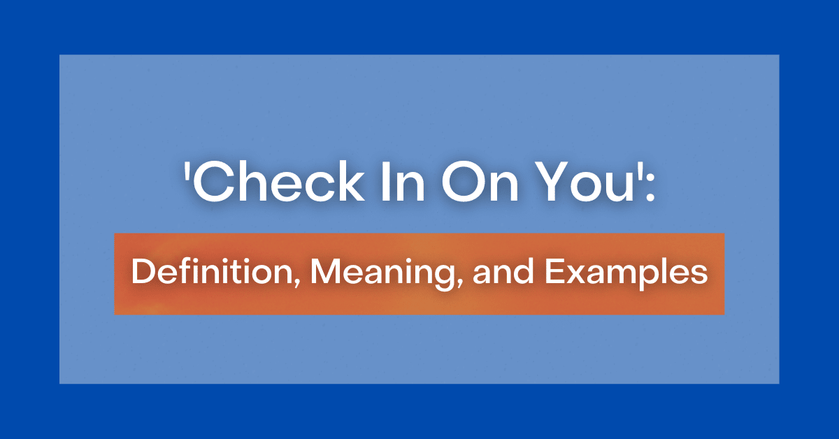 Snap Checking Meaning In English