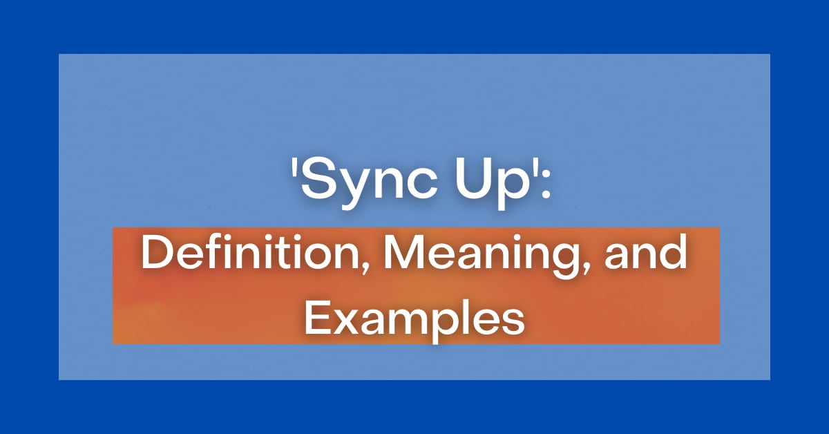 SYNC Definition Synchromechanism Abbreviation Finder 50 OFF