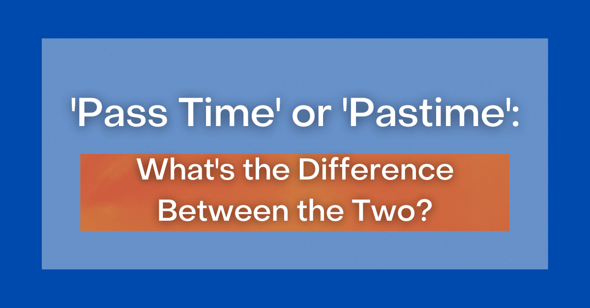 Pastime Meaning In Spanish