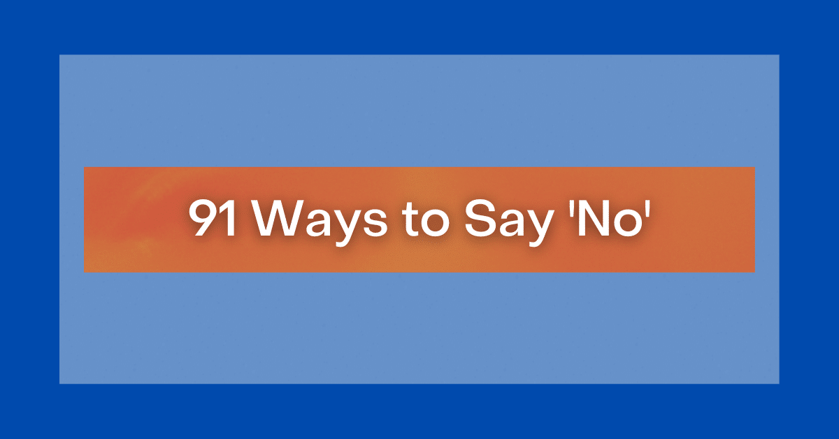 91-ways-to-say-no