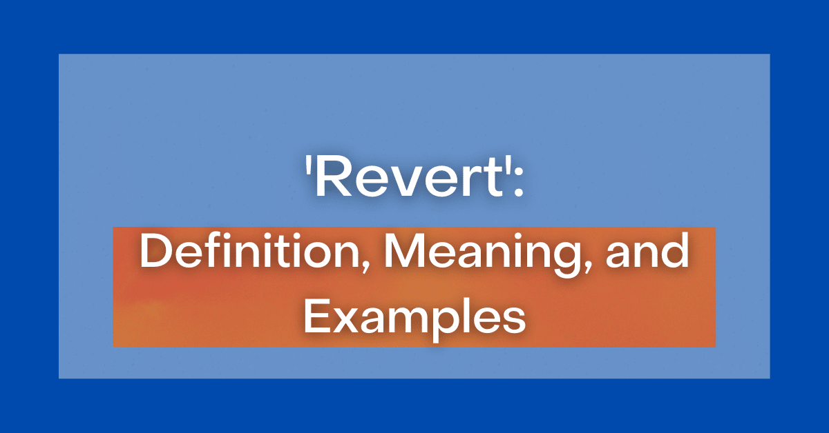 Revert Change Meaning In Urdu