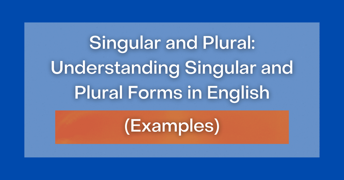 coursework is singular or plural