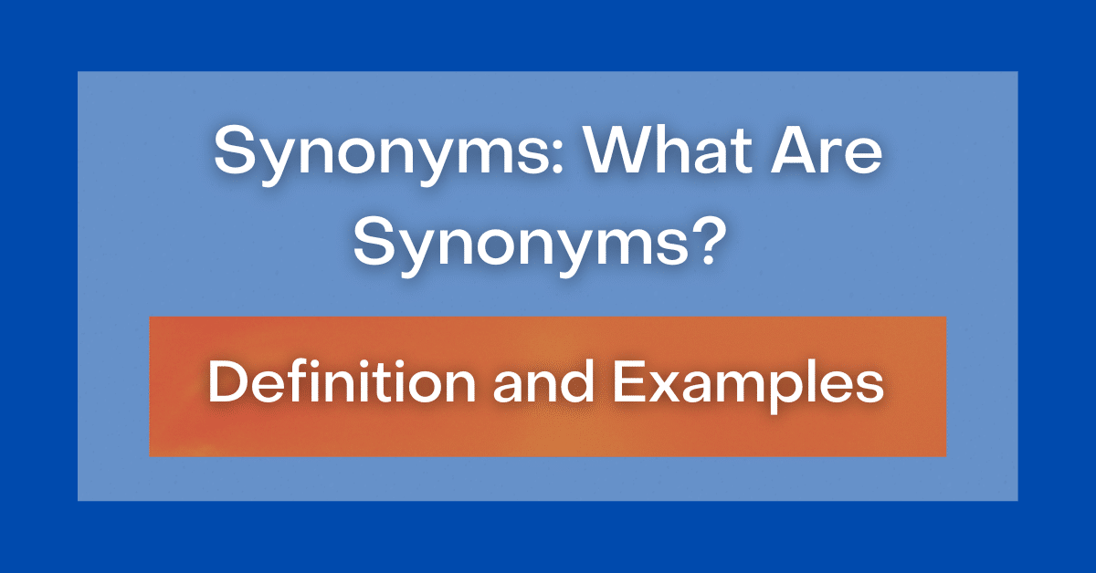 define synonym research